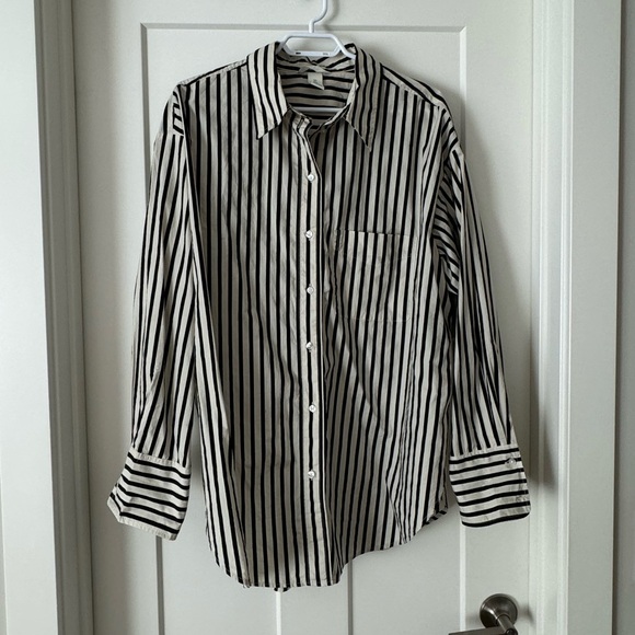H&M Oversized Striped Oxford - Picture 1 of 5